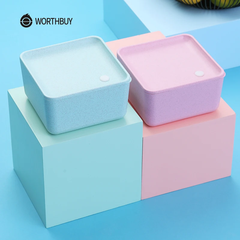 WORTHBUY японский Ланч-бокс для микроволновки детей школы пшеничной соломы