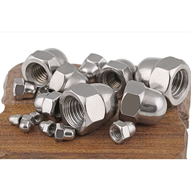

316 Stainless Steel Cap Nut Nut Decorative Screw Cap Cap Ball Cap Nut 10 Pcs