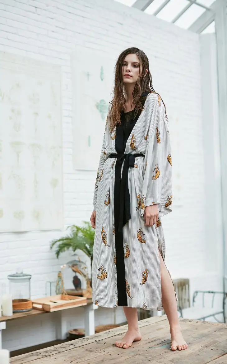 Vero Moda женский халат свободного кроя с животным принтом | 3174R1502