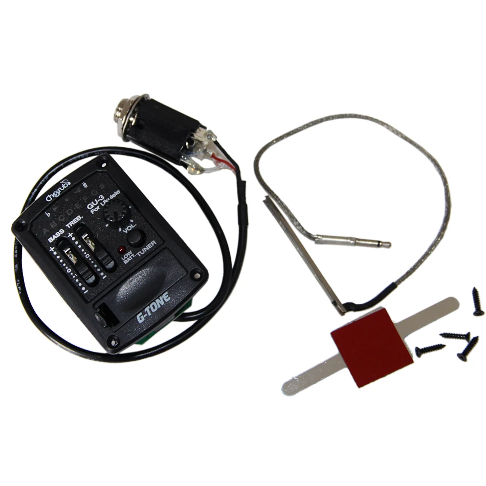 Акустическая укулеле Cherub система предварительного усиления двухдиапазонный EQ