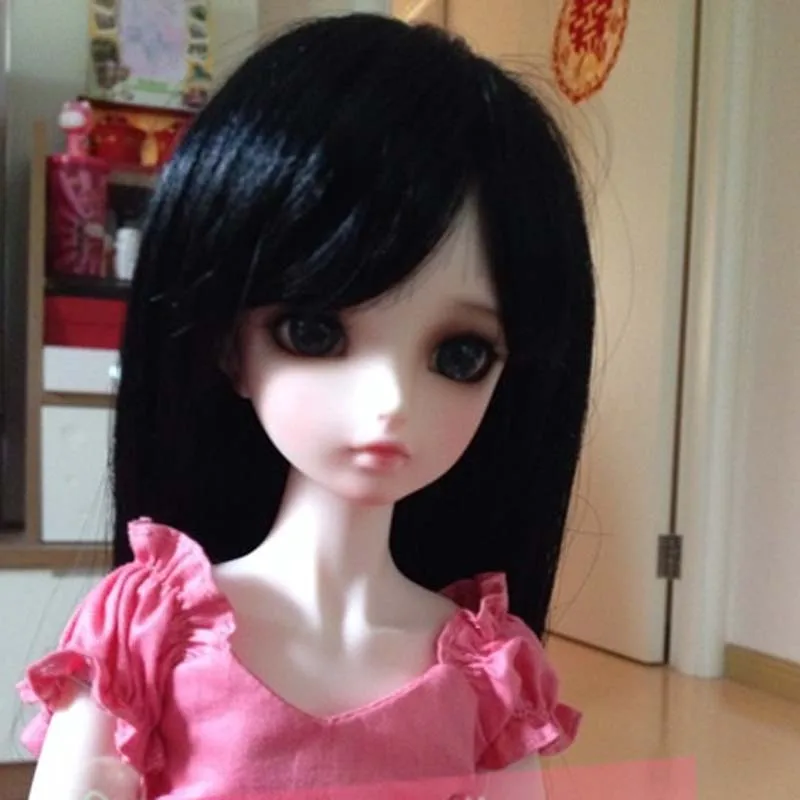 Модный стиль 1/3 1/4 1/6 Bjd SD парик для куклы высокотемпературная проволока длинные