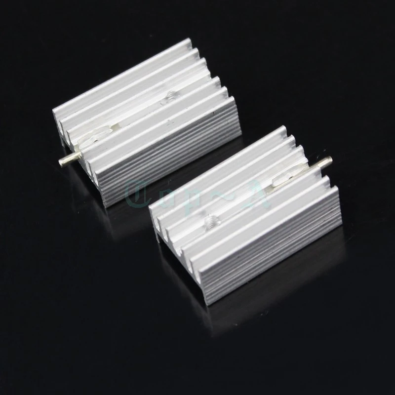 Gdstime 50 шт. 25x15x10 мм алюминиевый радиатор от 220 до с иглой|to220 heatsink|heat sinkaluminum heat sink |