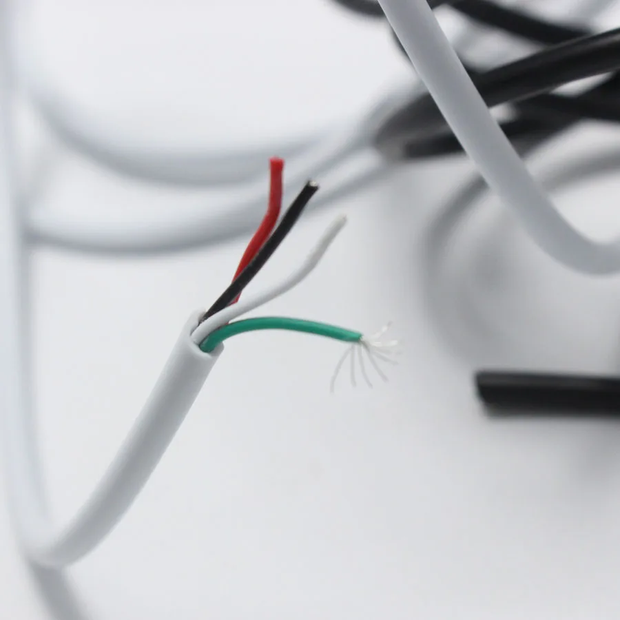 10 метров 4 в 1 провод белый черный кабель для передачи данных USB сделай сам штекер