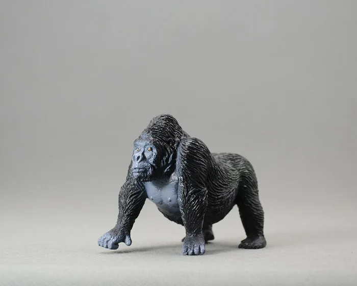 Анимас! Однотонная игрушка модель животного украшение kumgang chimpanzees|model toy|animal modeltoy