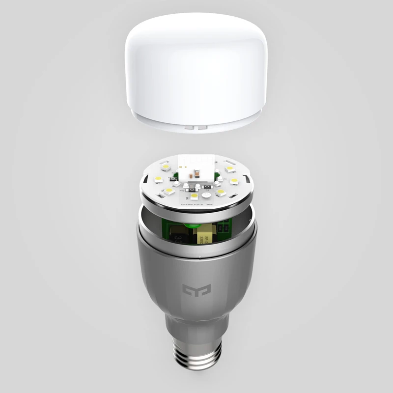 Оригинал Сяо mi Yeelight синий II светодио дный умная лампа (Цвет) E27 9 Вт 600 люмен свет