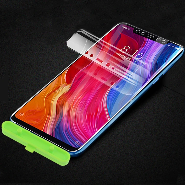 2 шт. передняя и задняя Гидрогелевая пленка для Xiaomi Mi 6 8 9 SE 6X Mix 2S Redmi Note мягкая