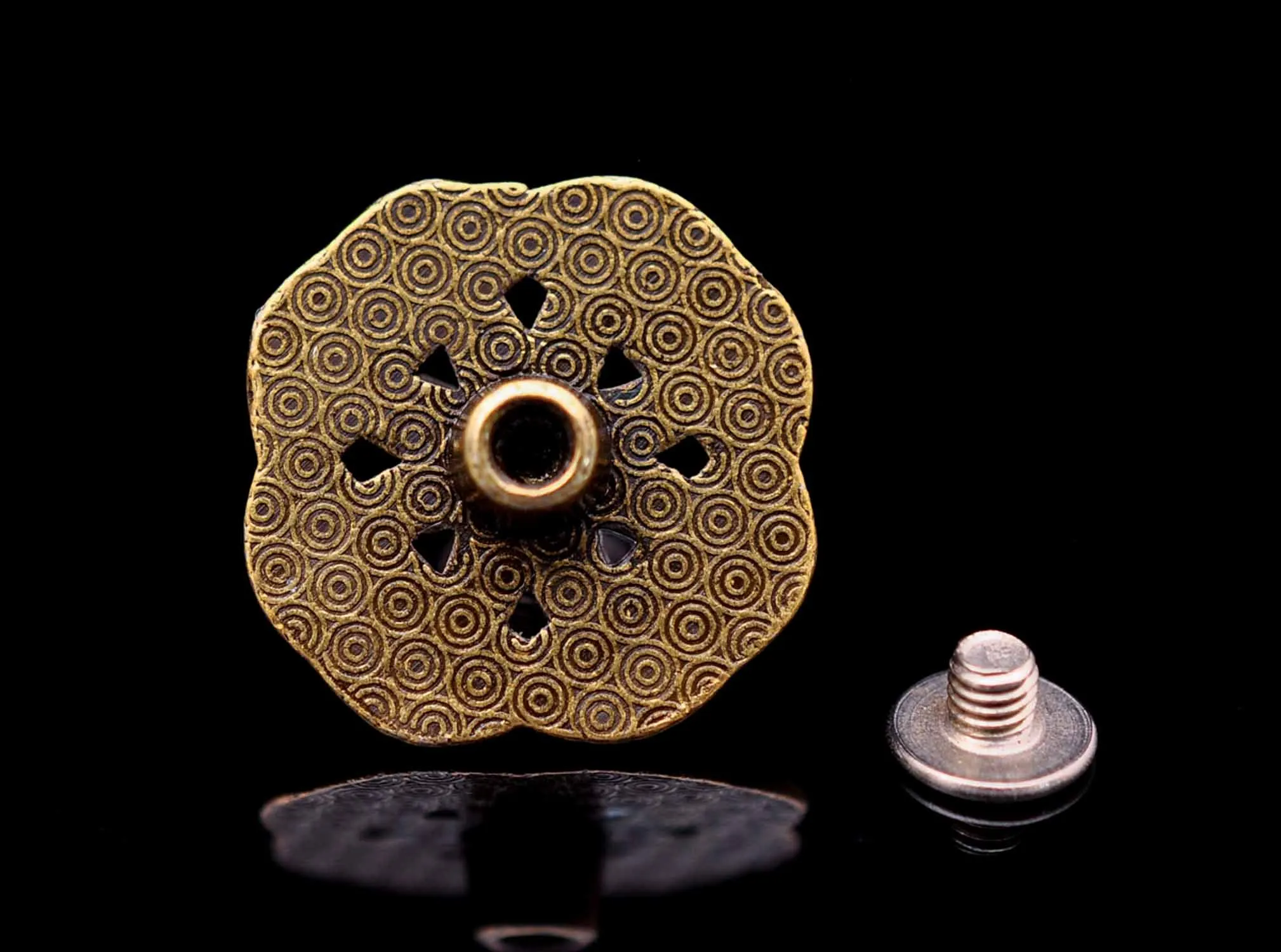10X19*19 мм античные латунные/медные западные байкерские панковские кельтские узелки Conchos для седла головной убор Bridle Leathercraft Декор