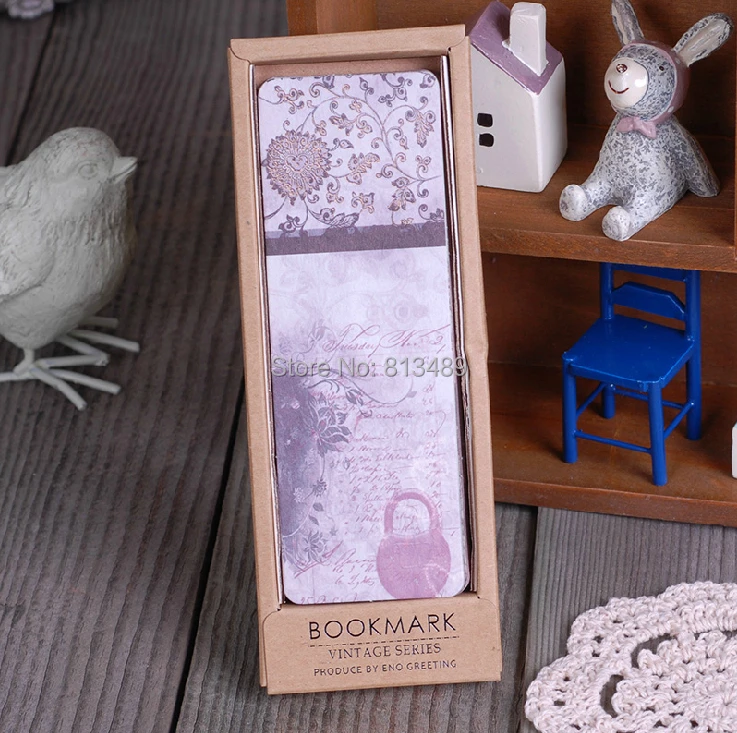 

18 sheets Vintage Series Bookmark paper bookmarks Book holder material escolar papelaria book marks m4186