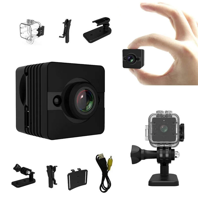 Водонепроницаемая мини камера Full HD 1080P SQ12 с датчиком движения|micro cam|mini camera fullhdmini |