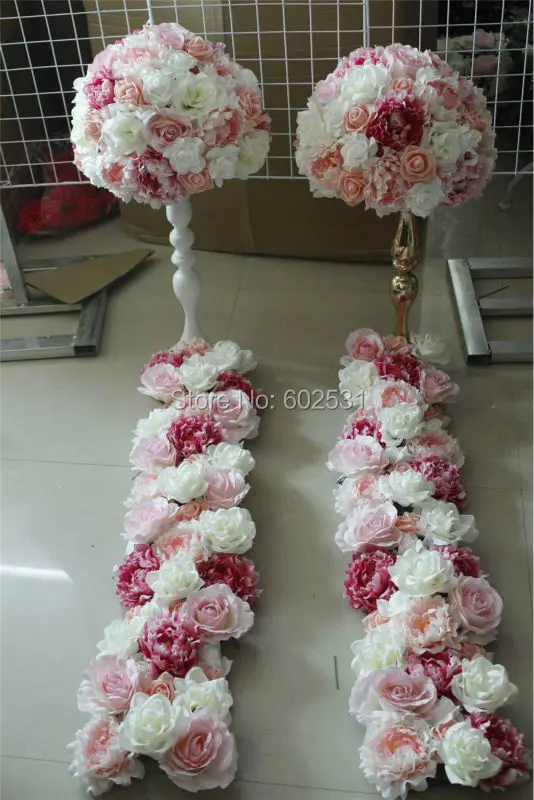 Новый сценический фон SPR Бесплатная доставка! Искусственный шар в виде цветов для