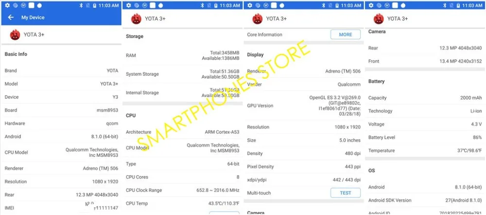 Глобальная версия Yota 3+ Yotaphone3+ 64G/128G Android 5,5 octacore двойной экран 5," FHD экран" сенсорный E-ink Snapdragon смартфон