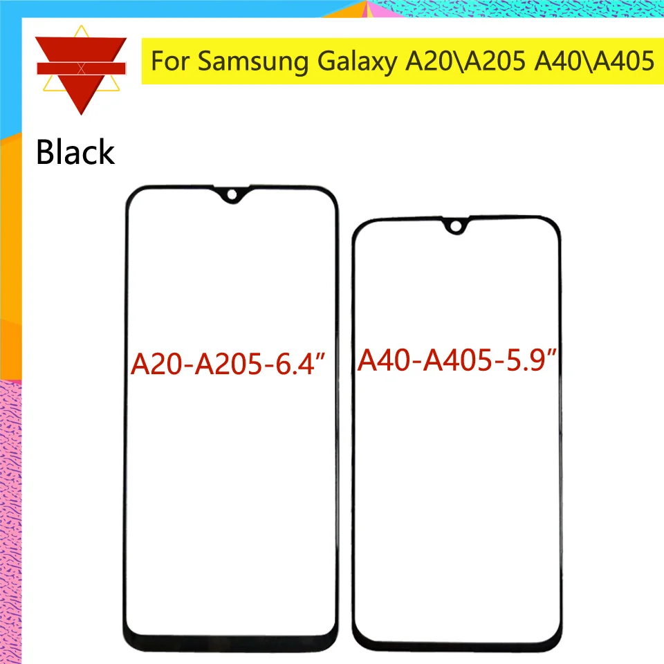 10 шт \ Лот Новый для samsung Galaxy A20 A50 SM A205F A405FN сенсорный экран передний внешний