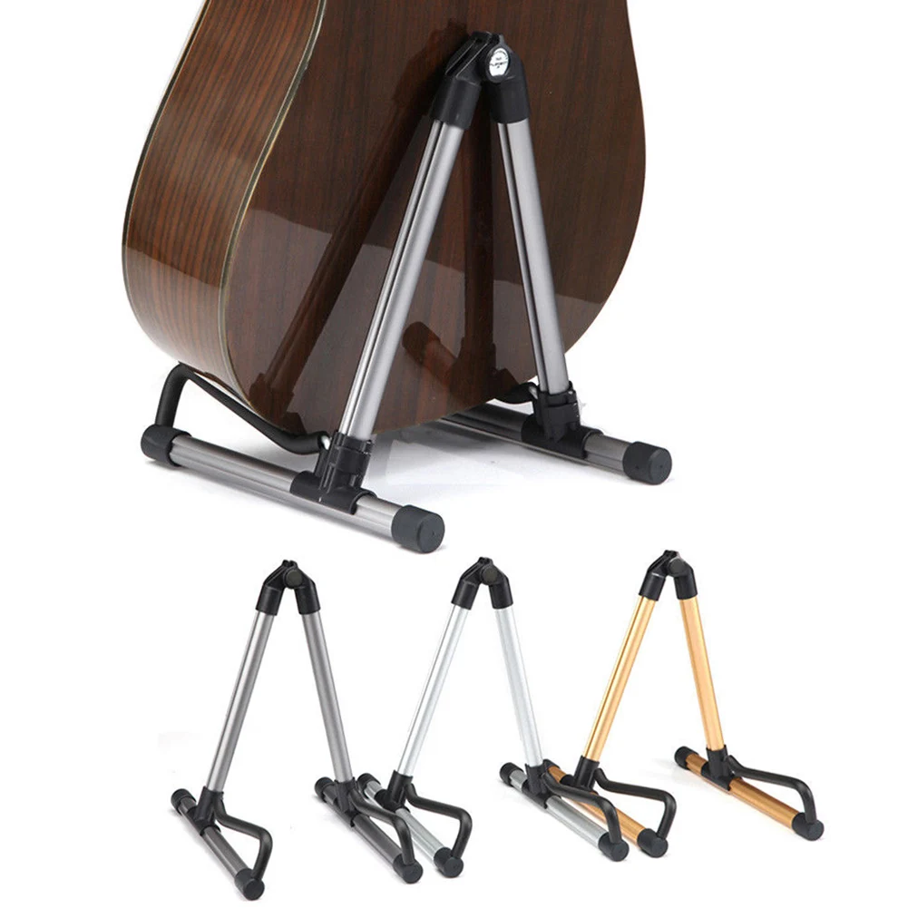 Складной струнный алюминий сплав гитары стенд инструмент портативный бас