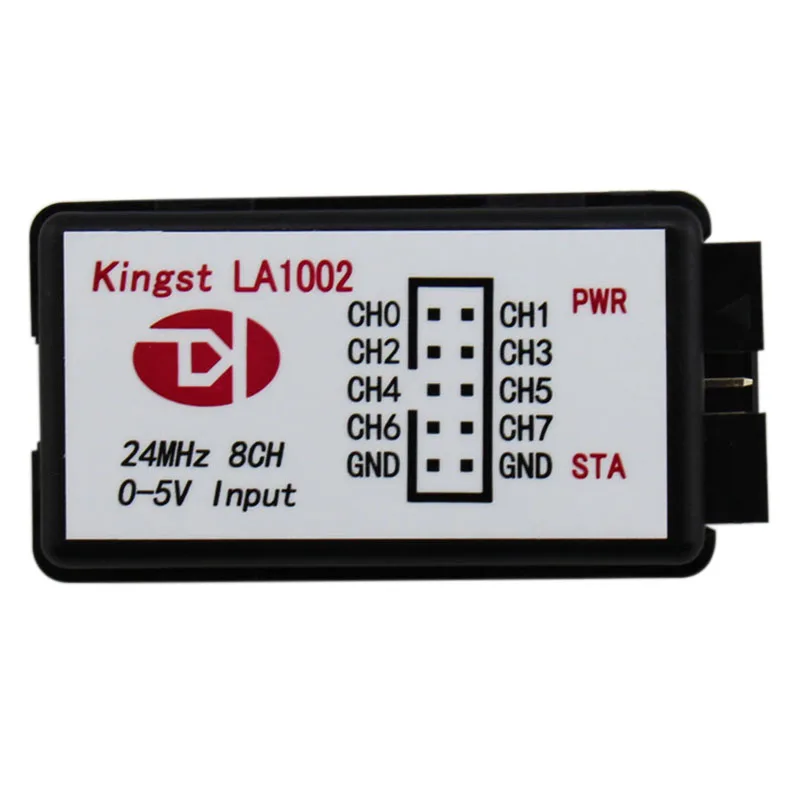 Kingst La1002 Usb логический анализатор 24 м Максимальная частота дискретизации 8 каналов