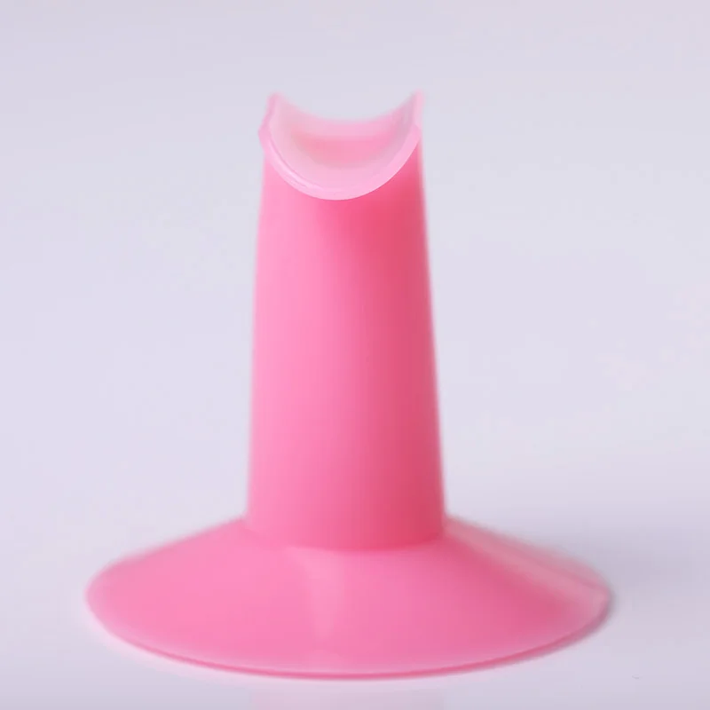 Pink Nail Finger Stand Professional Plastic Practice Rest Holder for Nail Art UV Gel Polish Painting Nails Design Tools