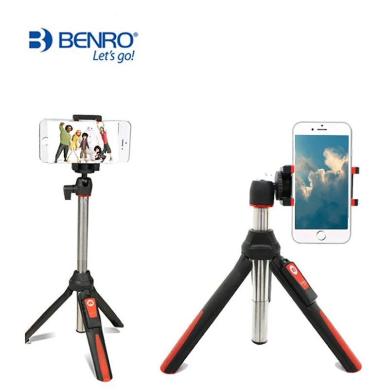 Новый Мини Штатив BENRO портативный селфи штатив для с беспроводным Bluetooth