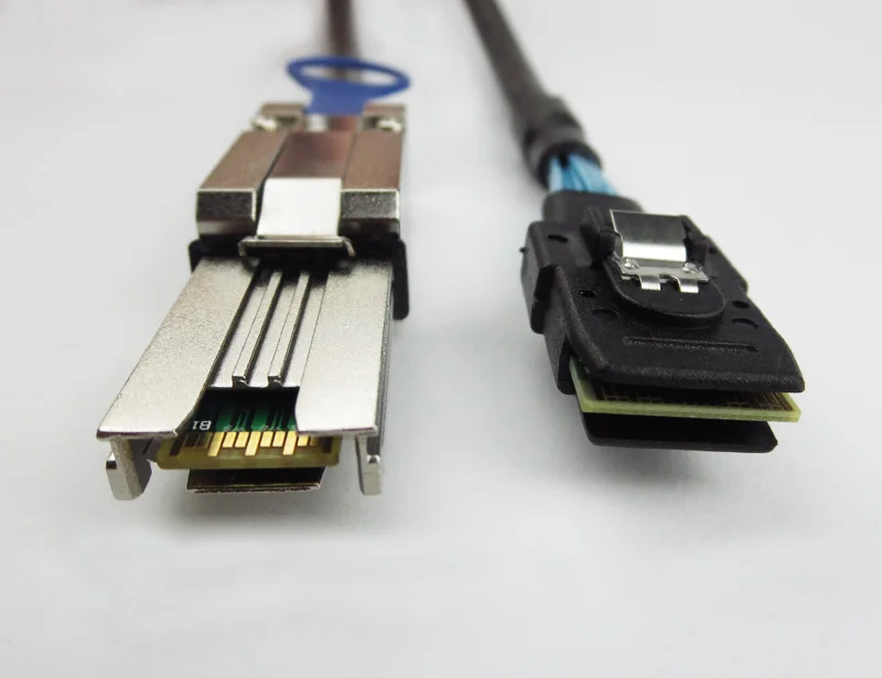 Бесплатная доставка 1M Mini SAS 26P SFF 8088 8087 36P медный кабель с прямым подключением 12Gb|mini
