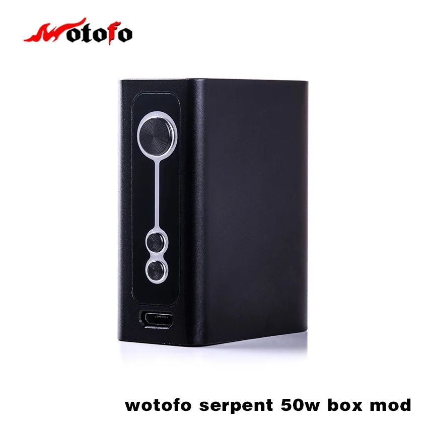 Оригинальный wotofo змей 50 Вт поле mod 2000 мАч Батарея электронные сигареты в виде змеи
