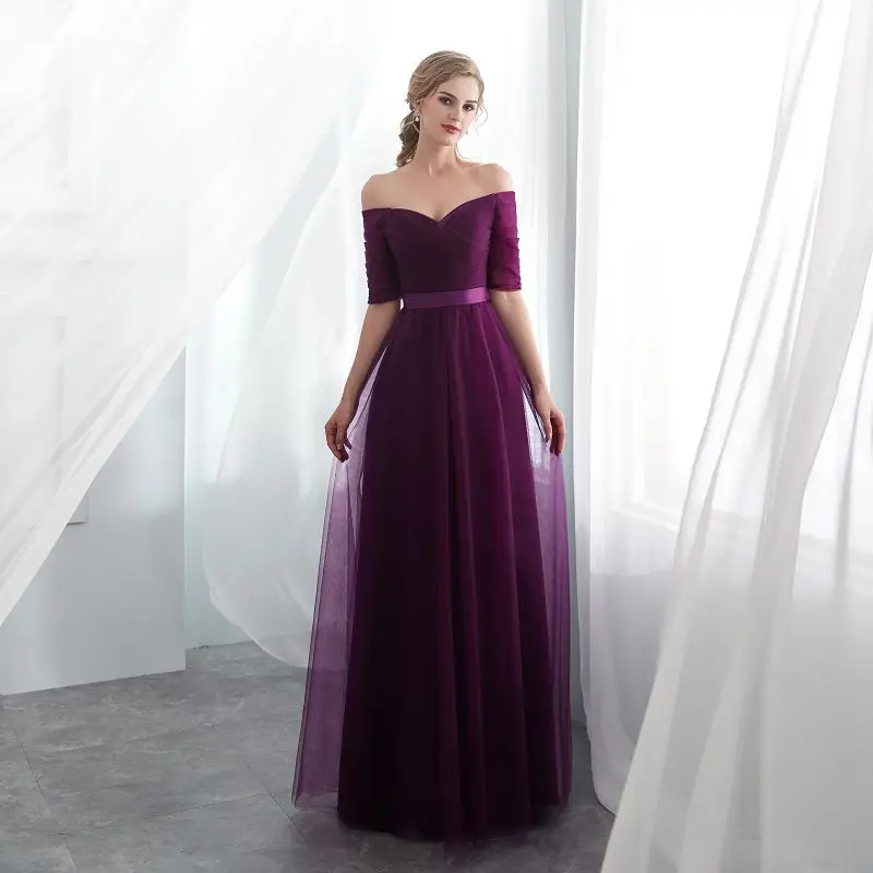 Длинные Бордовые вечерние платья Robe de soiree 2020 выпускное платье с открытыми