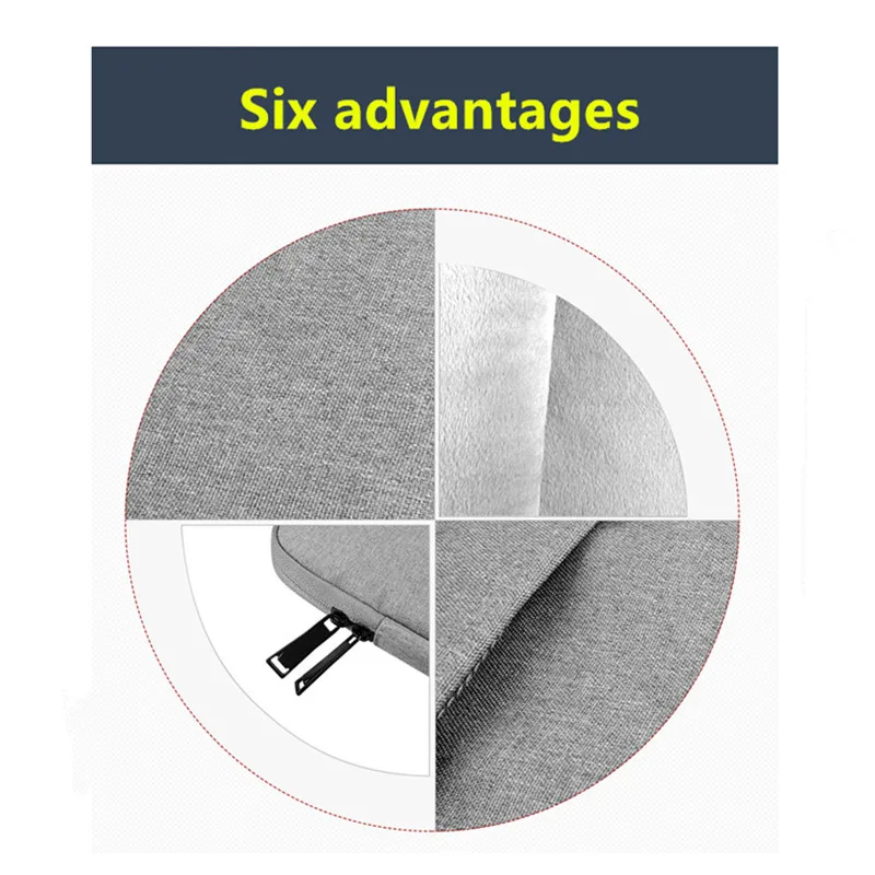 

2020 Hot Zipper Waterproof Sleeve Case For Macbook AIR PRO Retina 11 13 14 15 15.6 inch Notebook Touch Bar Business Laptop bag