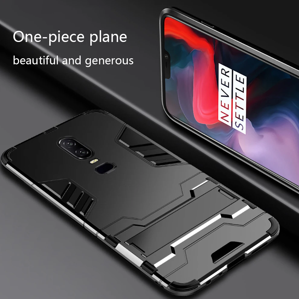 Противоударный чехол для Oneplus 7t 6 t роскошный армированный жесткий телефона с