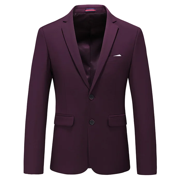 MOGU Новые мужские модные пиджак Slim Fit Повседневное хлопок пиджаки Homme костюмы куртка мужской пальто сплошной Цвет плюс Размеры м до 6XL