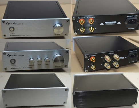 HS BOX X2006 Мини Полностью алюминиевый усилитель шасси/ЦАП/предусилитель/AMP корпус/DIY