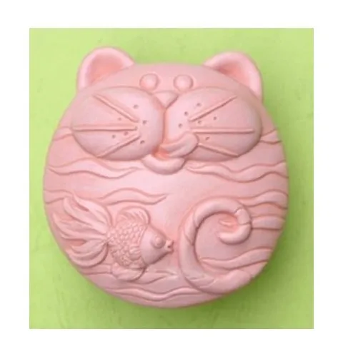 Новая силиконовая форма для мыла в виде кошки как рыба сделай сам формы ручной