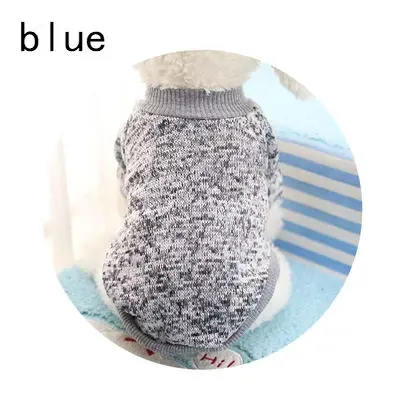 Pet Four Seasons warm clothes cat sweatshirt casual Teddy cashmere knit sweater two-legged Dress |