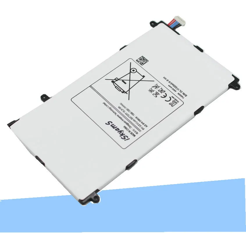 ISkyamS 1x4800 мА/ч T4800E запасная батарея для Samsung Galaxy Tab Tablet Pro 8 4 дюймов "T320 T321 T325 SM-T320