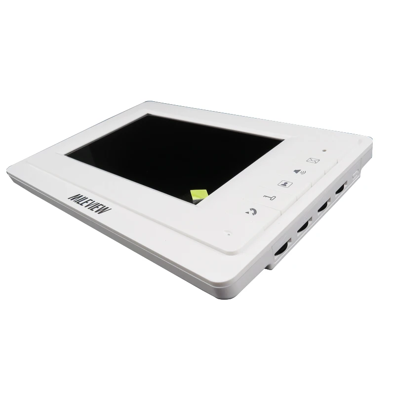 MILEVIEW 7 &quotвидеодомофон дверной телефон комплект 2 экрана наружный звонок камера на две квартиры семьи + RFID