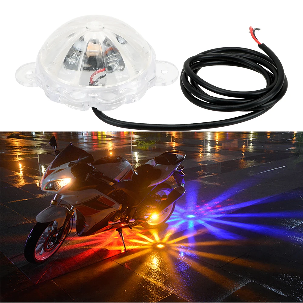 LEEPEE вспышка стробоскоп светильник Moto шасси LED атмосферная лампа ing мотоциклетная