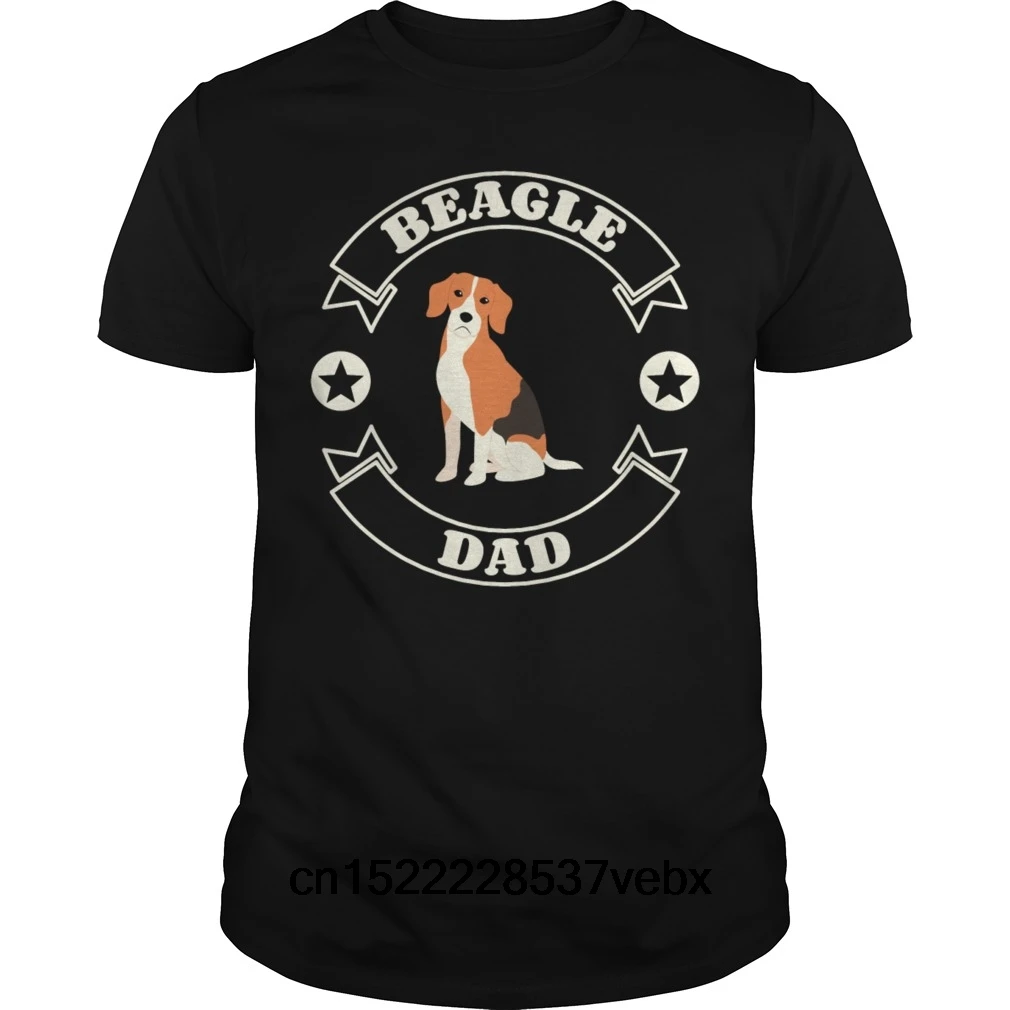 Funny Men t shirt Women novelty tshirt Beagle Dog Dad Father cool T-Shirt | Мужская одежда