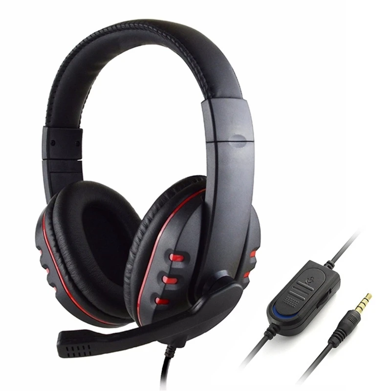 PS4 игровая гарнитура Casque Проводные ПК стерео наушники с гарнитурой микрофоном