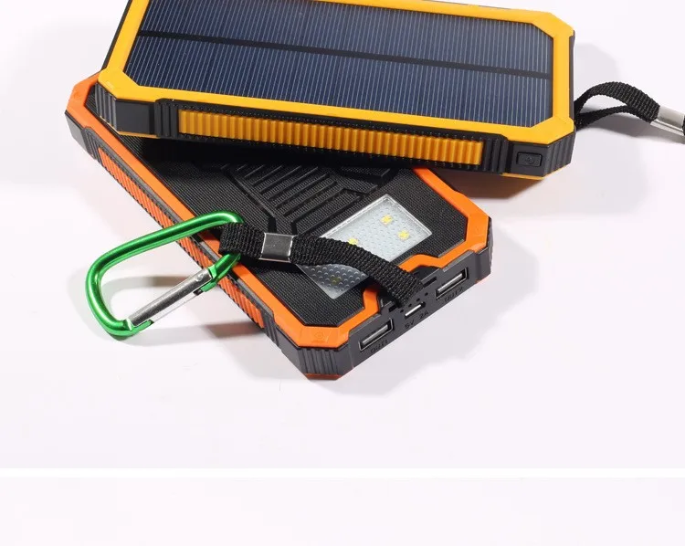 Лучшая цена водонепроницаемый 30000 mah Солнечный Банк питания зарядное устройство