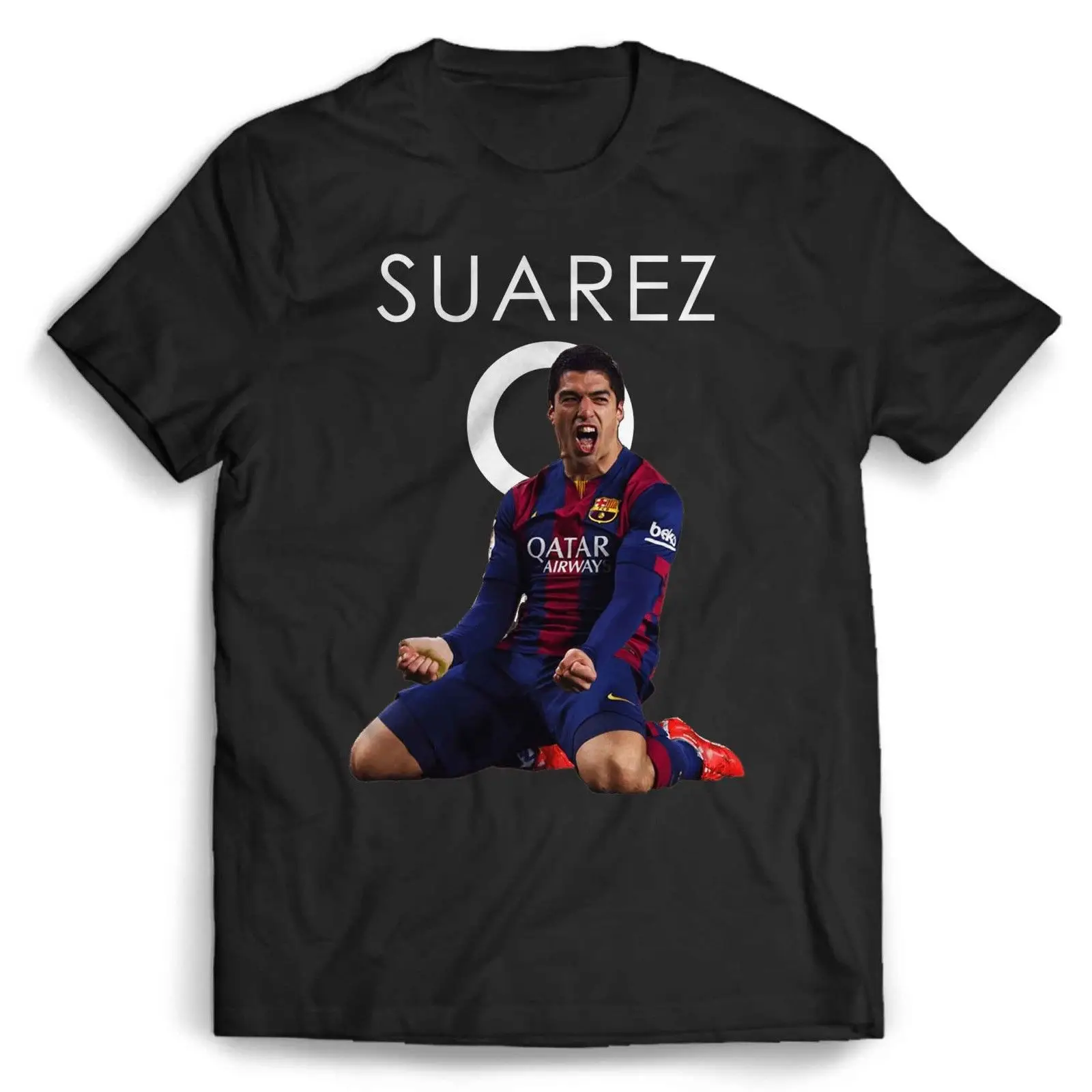 Мужская/женская футболка Luis Suarez 9 крутая Повседневная для футбола Мужская модная