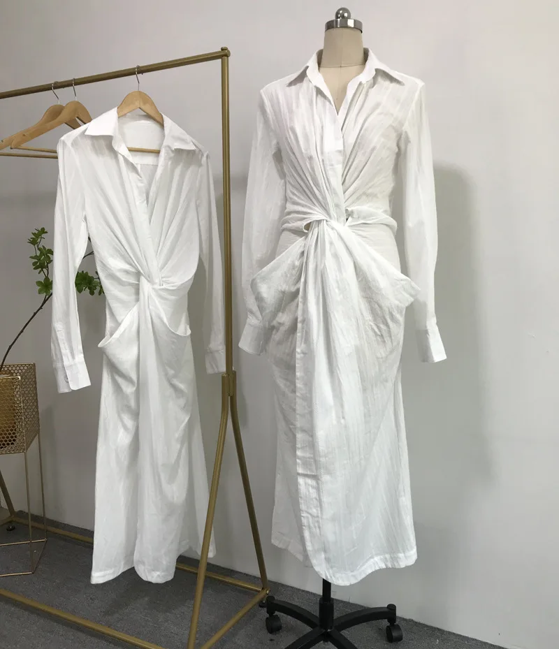 2018 autumn Winter Long Lace Blouse Sleeve Buttons White Shirt Sexy Women Tops high street |