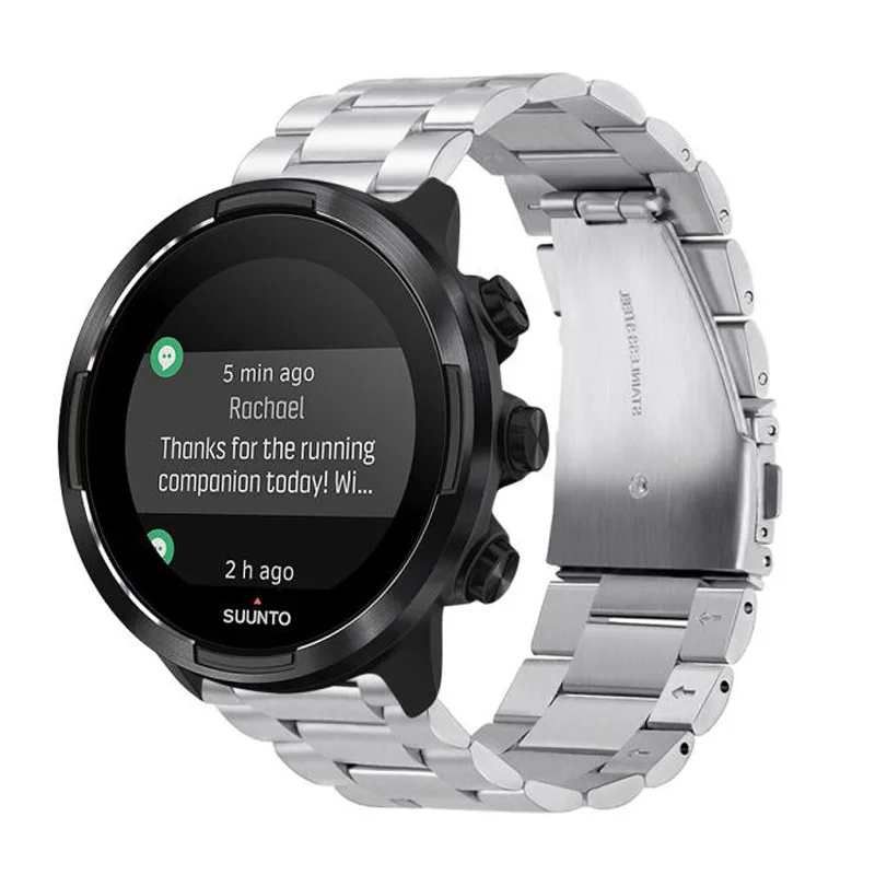 Браслет из нержавеющей стали для часов SUUNTO 9/Suunto 9 Brao/Suunto D5/Suunto spartan Sport Wrist HR Baro