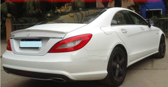 Для Benz C218 CLS class передний спойлер c218 седан 350 400 450 320 2012 2018 FRP Материал заднего крыла