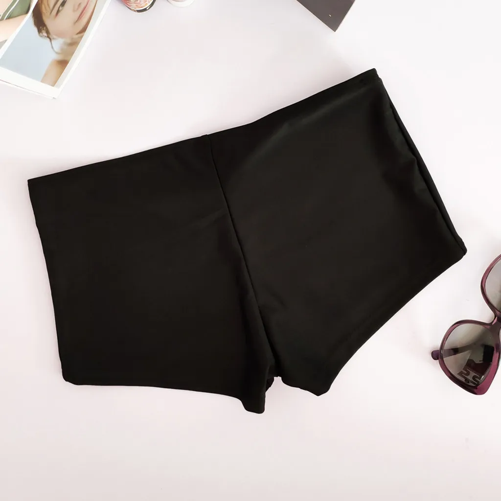 Женские плавательные шорты Womail с растяжкой и быстросохнущие, атлетические для пляжного купания, купальник для девочек, женские плавки на высокой талии @4.