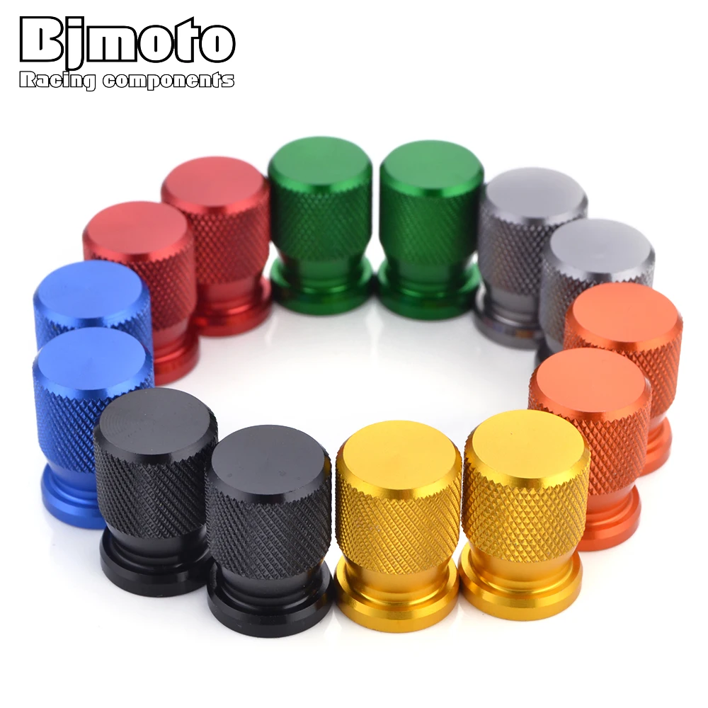 BJMOTO Universal Aluminum Auto Car Wheel Tires Valves Tyre Stem Motorcycle Dustproof Air Caps Airtight Cover MTB Bicycle Motor | Автомобили