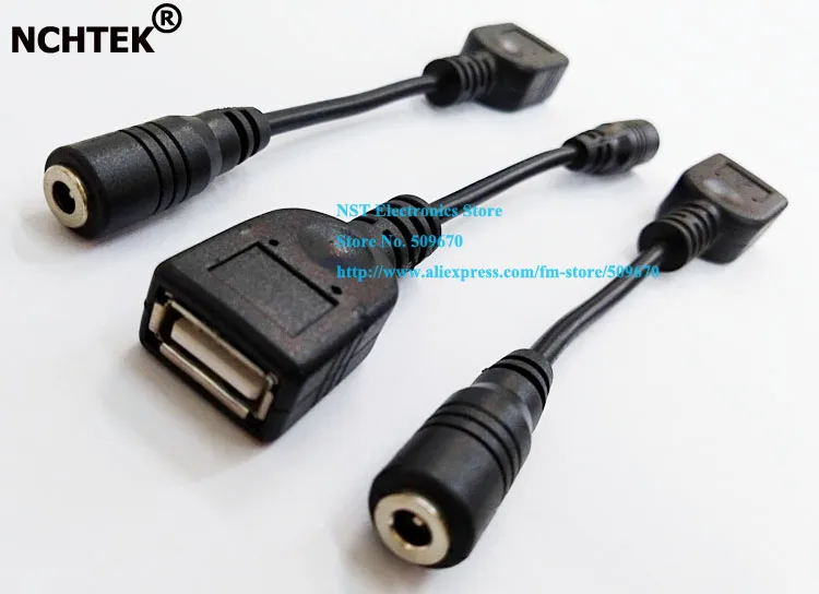 NCHTEK DC 3 5x1 35 мм гнездовой разъем к гнезду USB питания Соединительный