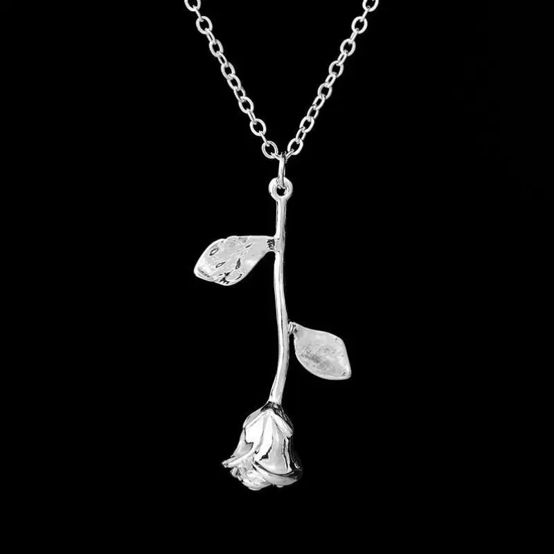Женское колье с подвеской в виде Розы на День святого Валентина 2019|statement necklace|pendant