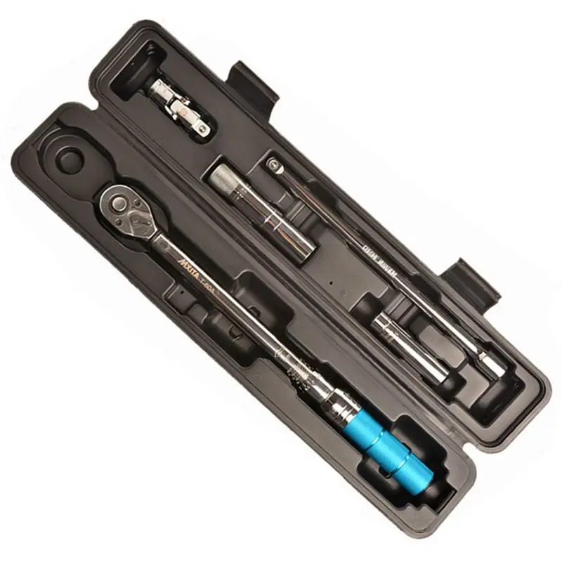 

MXITA 5PCS 3/8 5-60NM Industrial Grade Magnetic Plug Set Adjustable Torque Wrench Bicycle Repair Tool