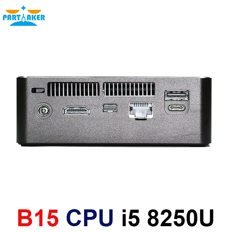 Причастник 8 го поколения Intel Core i5 8250U Kaby Lake R DDR4 Мини ПК Windows 10 UHD graphics 620|mini pc windows 10|mini