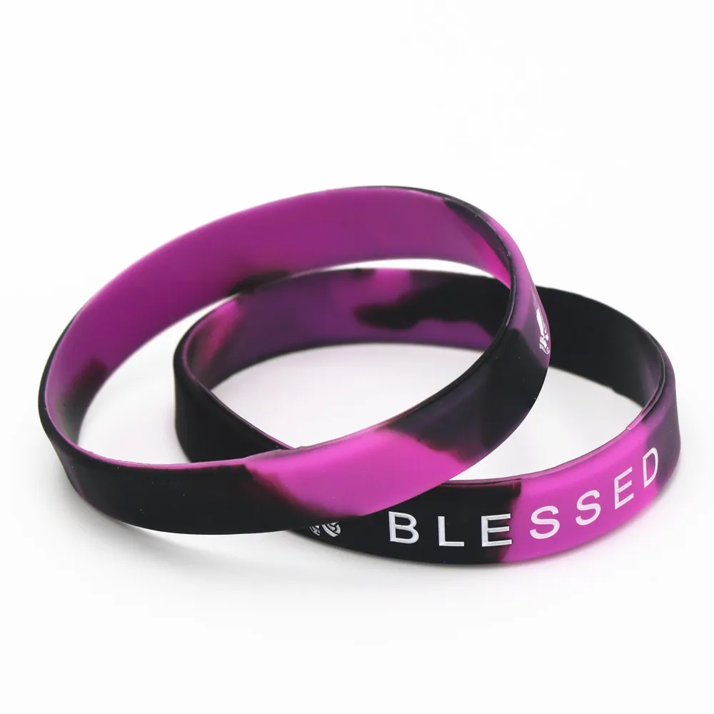 LUKENI 1 шт. Новый благословил Wristband Силикона леггинсы спортивные штаны микс Цвет
