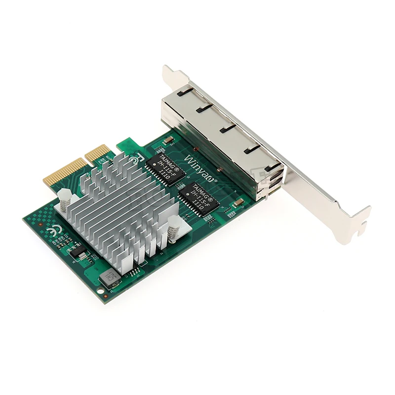 PCIe PCI-e PCI Express x4 до 4 портов 10/100/1000 Мбит/с Gigabit Ethernet сетевой адаптер для карты LAN intel
