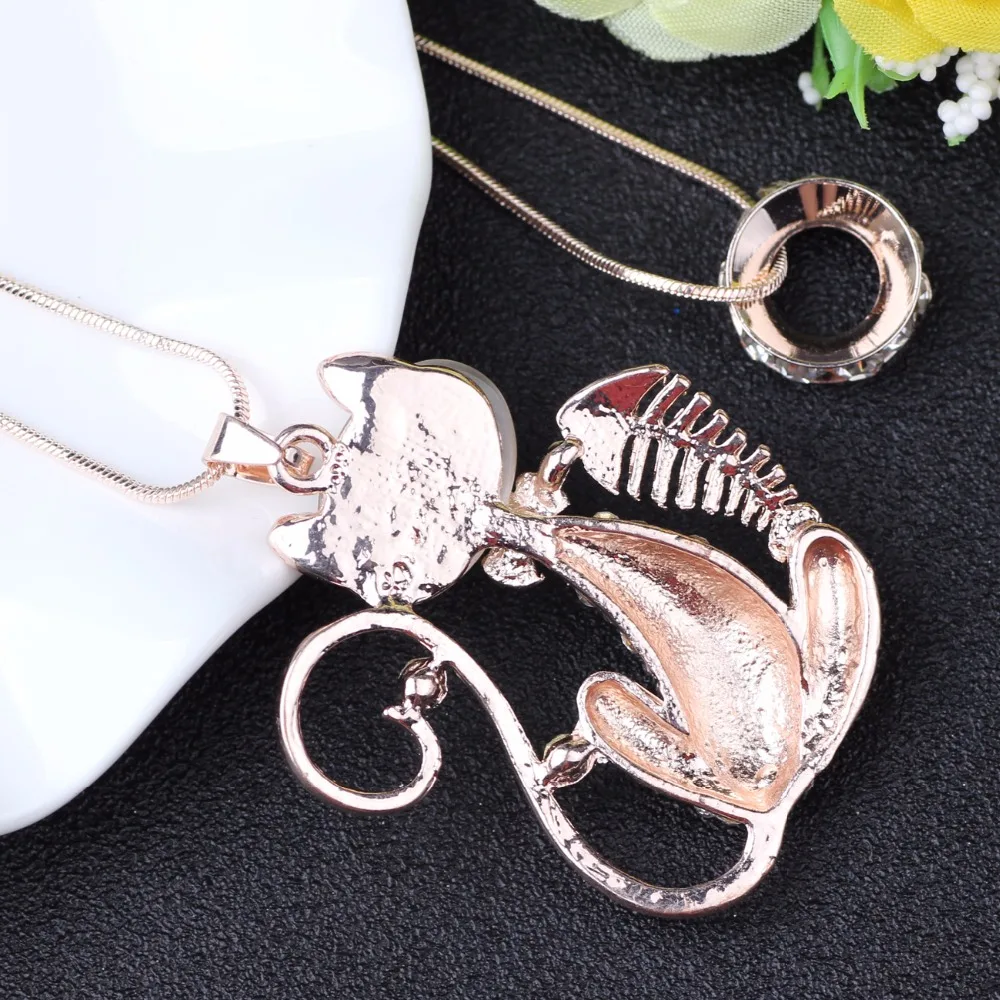 Женское массивное ожерелье с кулоном кошачий глаз|accessories fashion|fashion accessoriesgold chain choker