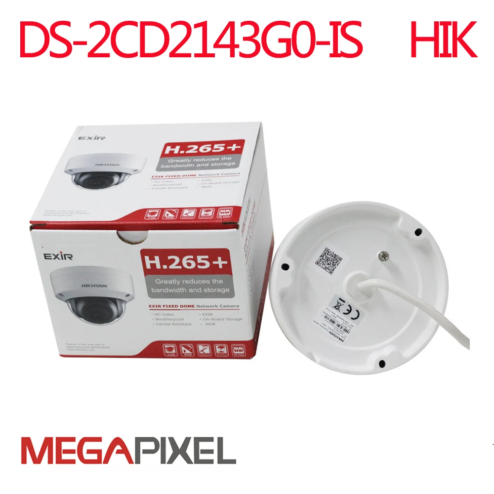 видеонаблюдение DS 2CD2142FWD I IP видеокамера 4МП купольная WDR 120dB CCTV ip камера|hikvision 4mp|cctv