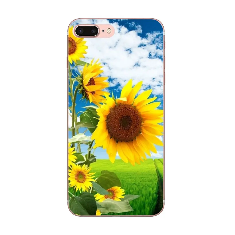 For Xiaomi Redmi Note 2 3 3S 4 4A 4X 5 5A 6 6A Pro Plus Soft TPU Covers Capa Sunflower Flower Newest Super Cute | Мобильные телефоны
